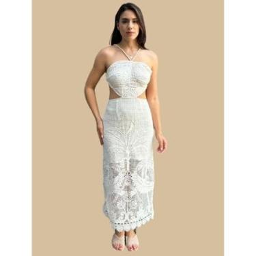 Imagem de Vestido Guipure Tropical Farm-Feminino