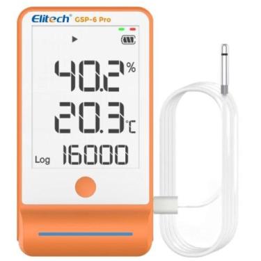 Imagem de Datalogger de Temperatura e Umidade Bluetooth com Sensor Externo e Ala