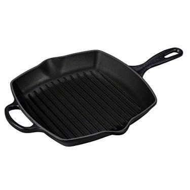 Imagem de Le Creuset Frigideira quadrada exclusiva de ferro fundido esmaltado, 26 cm, alcaçuz