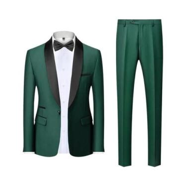 Imagem de Terno Masculino Casual De Negócios Para Casamento E Festa, Tamanhos M-