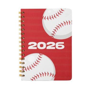 Imagem de Agenda Espiral Infantil Estampas Esportes 2026 168 Folhas - Rio Master