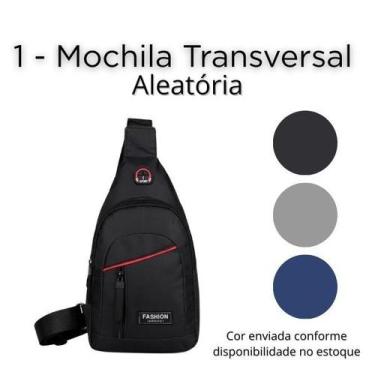 Imagem de Pochete Masculina Transversal Impermeável Mochila de Peito Bolsa Tirac