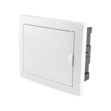 Imagem de Quadro de Distribuição para 6 Disjuntores NEMA ou 8 DIN Tampa Branca -