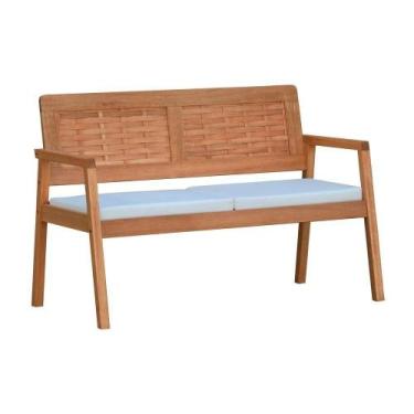 Imagem de Sofá 2 Lugares-namoradeira Garden Madeira Maciça Assento Estofado Enco