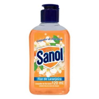 Imagem de Limpador concentrado de superficie flor de laranjeira 120ml sanol 6271