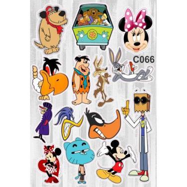 Imagem de Cartela De Adesivos - C066 - Carro - Moto - Caminhão - Bike - Stickers
