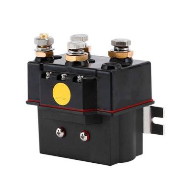 Imagem de Solenoide Rele Inversor 4 Pinos 400A P/ Guincho Elétrico 24v - Barco N