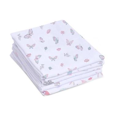 Imagem de Fralda papi 60 estampada 60cm x 60cm contem 05 un -, Feminino