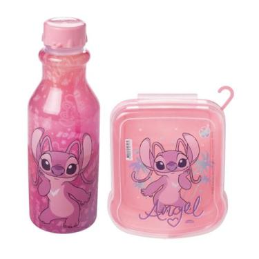 Imagem de Kit Lanche Infantil Garrafinha De Água E Sanduicheira Escola - - PLASU