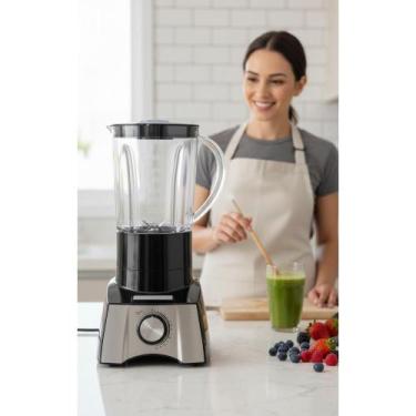 Imagem de Liquidificador Potente 1400W 6 Lâminas 12 Vel. Copo 3L Preto - Congrat