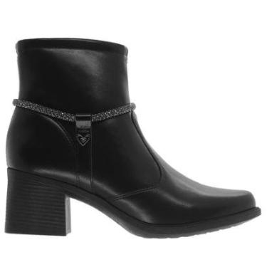 Imagem de Bota Cano Curto Feminina Mississipi J0344 Preto-Feminino