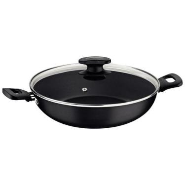 Imagem de Panela Wok Tramontina Com Tampa Alumínio Antiaderente Starflon Max Lor