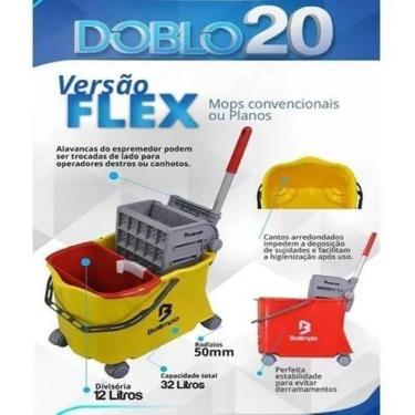 Imagem de Balde doblo 20 flex amarelo - Bralimpia