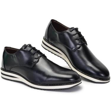 Imagem de Sapato Social Casual Masculino Derby Oxford De Amarrar Super Macio e L