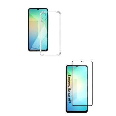 Imagem de Kit Capinha Capa Anti impactos + Película 3D Vidro Para Samsung Galaxy