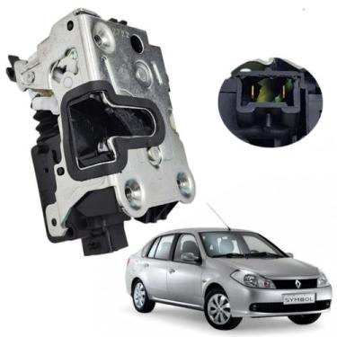 Imagem de Fechadura Elétrica Porta Dianteira Renault Symbol 2009 2010 2011 2012 