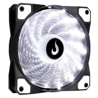 Imagem de Ventoinha Rise Mode Wind W1, 120mm, LED Branco, Preto - RM-WN-01-BW-Unissex