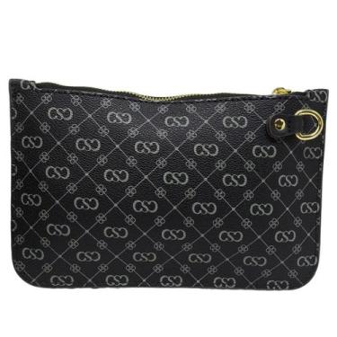 Imagem de Necessaire Feminina Resistente Elegante Estojo Leve Chenson, Preto, UN