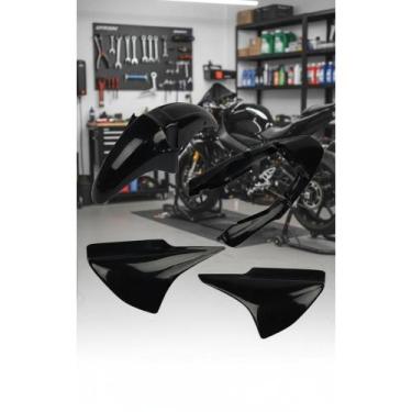 Imagem de Kit Carenagem CG 150 Titan 04-08 Preto Brilhante: Rabeta, Pa - Congrat