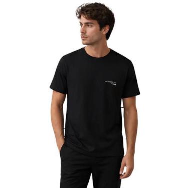 Imagem de Camiseta Masculina Logo Authenticity Colcci, Preto, GG