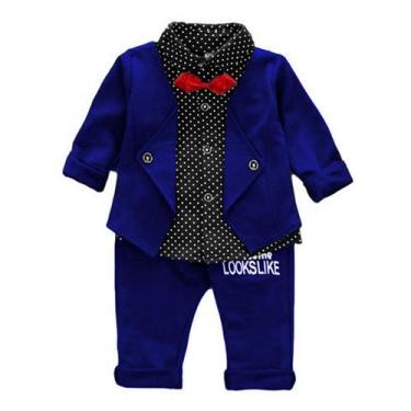 Imagem de Terno Conjunto Social Masculino Infantil Pajem Camisa Colete - anjo da