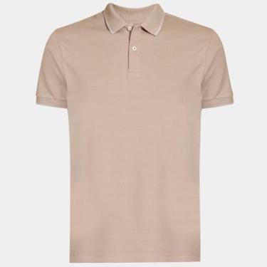 Imagem de Camisa Polo Aramis Classic Friso Ve26 Bege Masculino, XXG