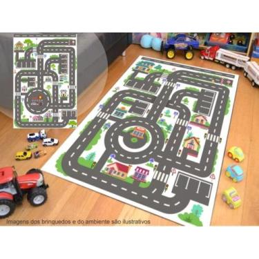 Imagem de Pista Hot Wheels Grande Cidade Para Carrinhos em Lona - nosi