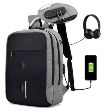 Imagem de Mochila Laptop Espaçosa Notebook Volta as Aulas Alça Média Casual Exec