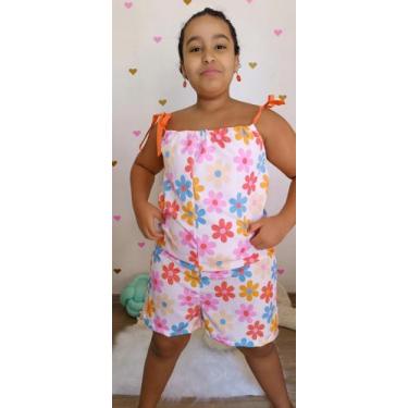 Imagem de Macaquinho  feminino infantil  - AMORINHA E AMORAO, Flores, 16