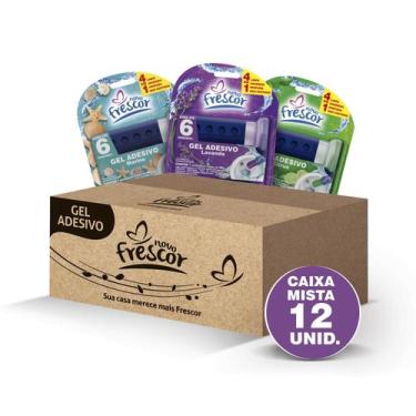 Imagem de Kit 12 Unidades Detergente Sanitários Gel Adesivo 38g Com Aplicador No