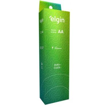 Imagem de Tubo Elgin, Com 24 Pilhas Alcalinas Aa
