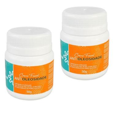 Imagem de Kit 2 Creme Facial Anti Oleosidade Disfarça os Poros Abertos - Nativa 