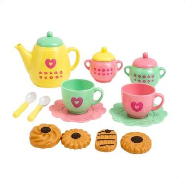 Imagem de Brinquedo Infantil Doce cozinha Chá com Biscoito - Playmi