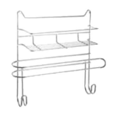 Imagem de Suporte para Condimentos e Papel Toalha de Parede 7x30cm Organizador d