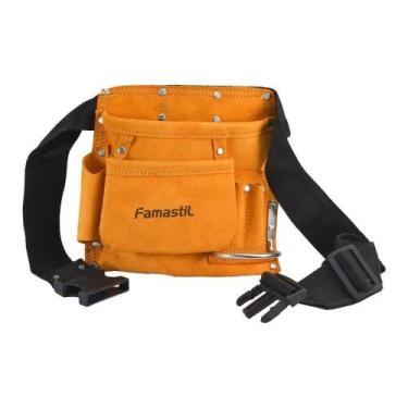 Imagem de Cinturão para Ferramentas 5 Bolsos Profissional em Tecido Resistente e