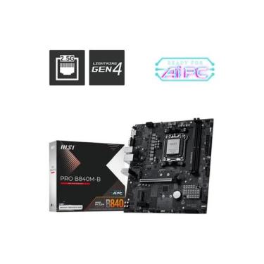 Imagem de Placa mae msi pro b840m-b - amd ryzen am5 - ddr5 - matx - m.2 nvme - v