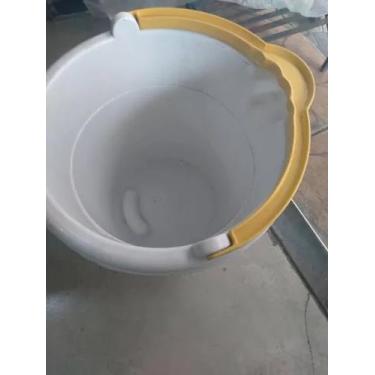 Imagem de balde plástico branco - global plastic 15L