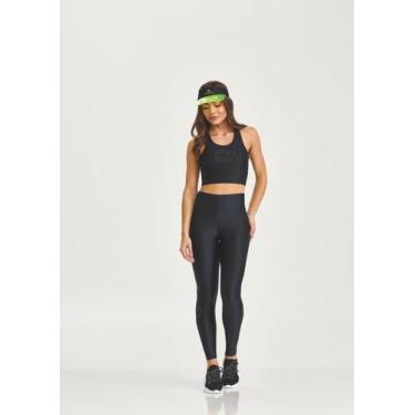 Imagem de Top cropped atletika com silk cajubrasil, Preto, P