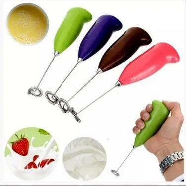 Imagem de Mini Mixer Elétrico Inox Misturador Shaker VERDE - RIO DE OURO
