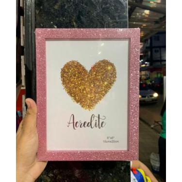 Imagem de Porta retrato com glitter - Jr papelaria e artigos 