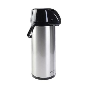 Imagem de Garrafa Térmica Inox Preto/Inox 2,5l Exclusiva - Soprano
