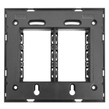 Imagem de Suporte 4x4 horizontal grafite 35702-38 simon - NoBrand