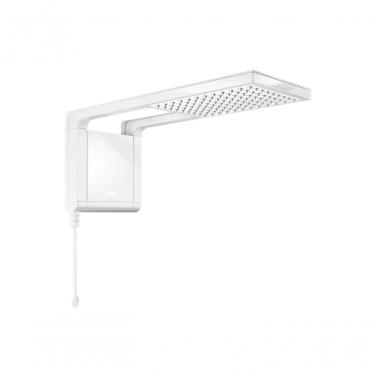 Imagem de Chuveiro Elétrico Acqua Storm Ultra Eletrônico 7800W Instalação de Parede com Desviador Branco Lorenzetti 220V