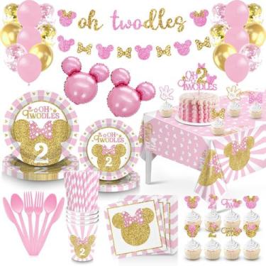 Imagem de Kit de Festa de 2º Aniversário Oh Twodles XSOOH para Menina