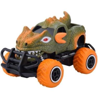 Imagem de Carrinho Dinossauro Controle Remoto Rc 4x4 Infantil Off Road Pilha Res