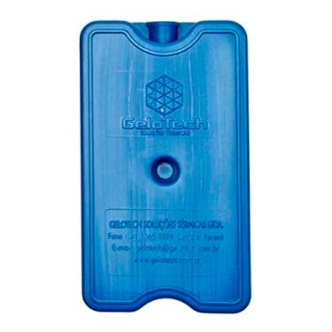 Imagem de Gelo Gel Artificial Reutilizável Rígido De 500ml 17x10x3,7cm Gelotech Original - 1 Unidade