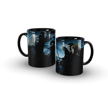 Imagem de Caneca Preta Harry Potter Batalha Final