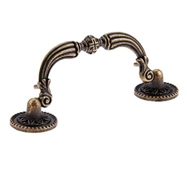 Imagem de Lidar com vintage antique bronze europa estilo puxar 125mm * 45mm retro maçaneta armário porta armário de cozinha de madeira caixa de jóias hardware YYDFPIIA