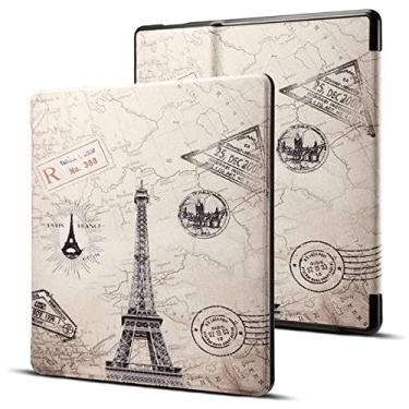 Imagem de CCOO Nova capa para Kindle Oasis (9ª, 2017 lançada e 10ª geração de 2019, 7 polegadas), capa de poliuretano premium, despertar/dormir automática inteligente