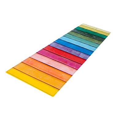 Imagem de Easnea Tapete rústico listrado não tecido tapete para porta lavável à máquina - arco-íris (40 x 120 cm)